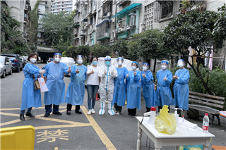 成都生殖专科医院应急核酸采样队
