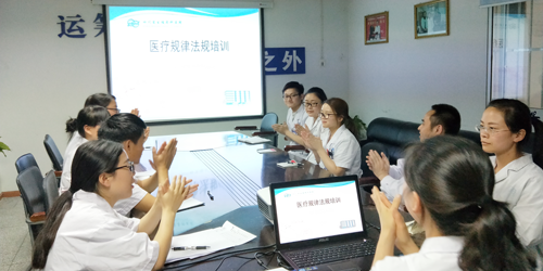 我院对新入职医务人员开展医疗法律法规知识培训